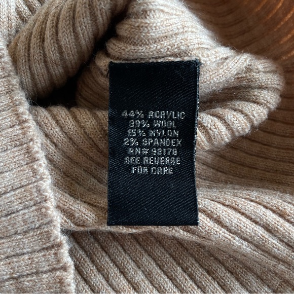 Catherine Malandrino Knit Sweater Top S Beige Tan Brown - Picture 6 of 9